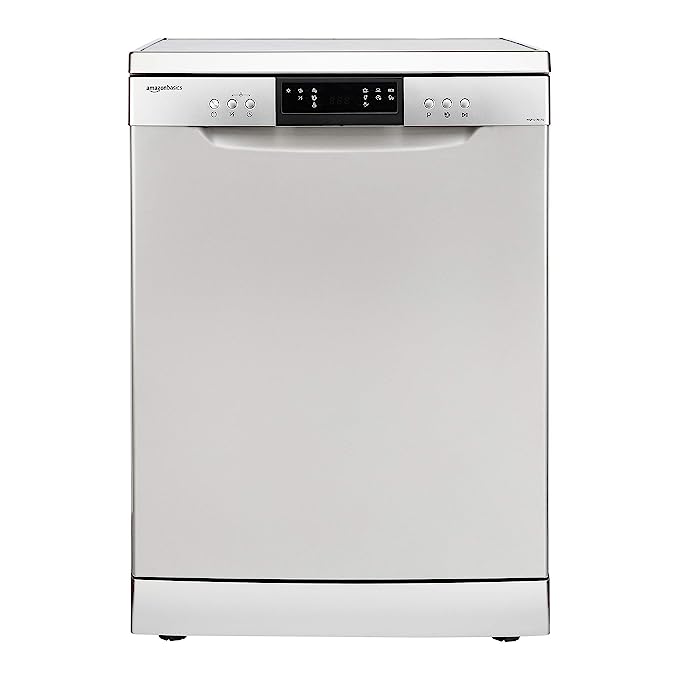 Amazon Basics 12 Place Setting Dishwasher (Silver, Rapid Intense Wash for Heavily Soiled Utensils) (OPEN BOX) Amazon Basics 12 Place Setting Dishwasher (Silver, Rapid Intense Wash for Heavily Soiled Utensils) (OPEN BOX)